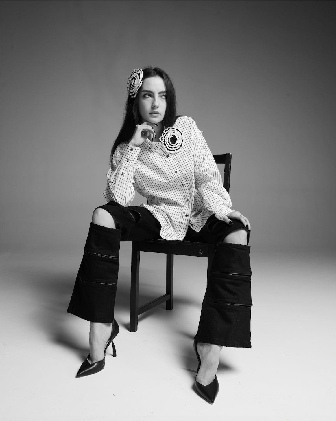 Luxury Black Denim Jean