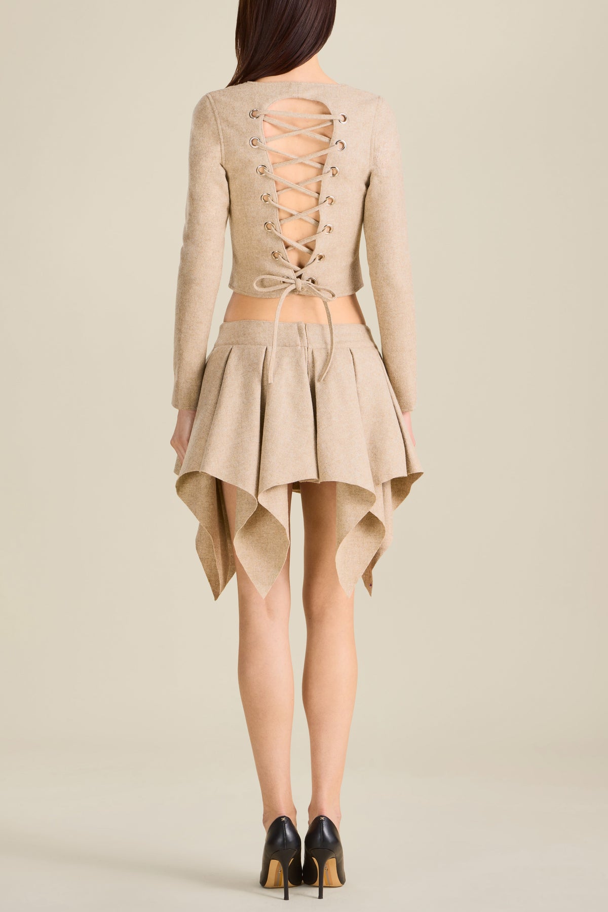 Web Jacket in Beige