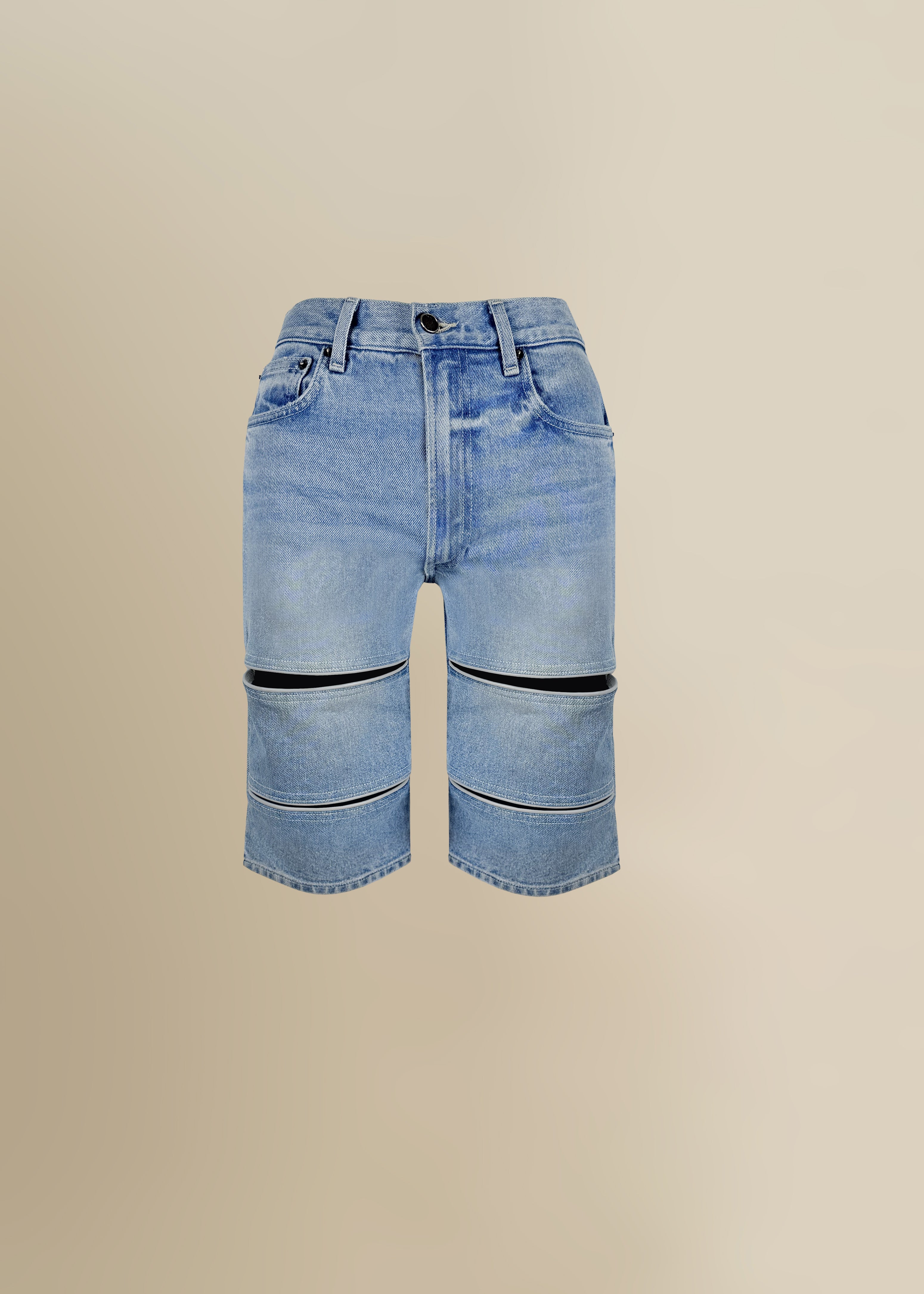 Arcana Jean Short in Indigo