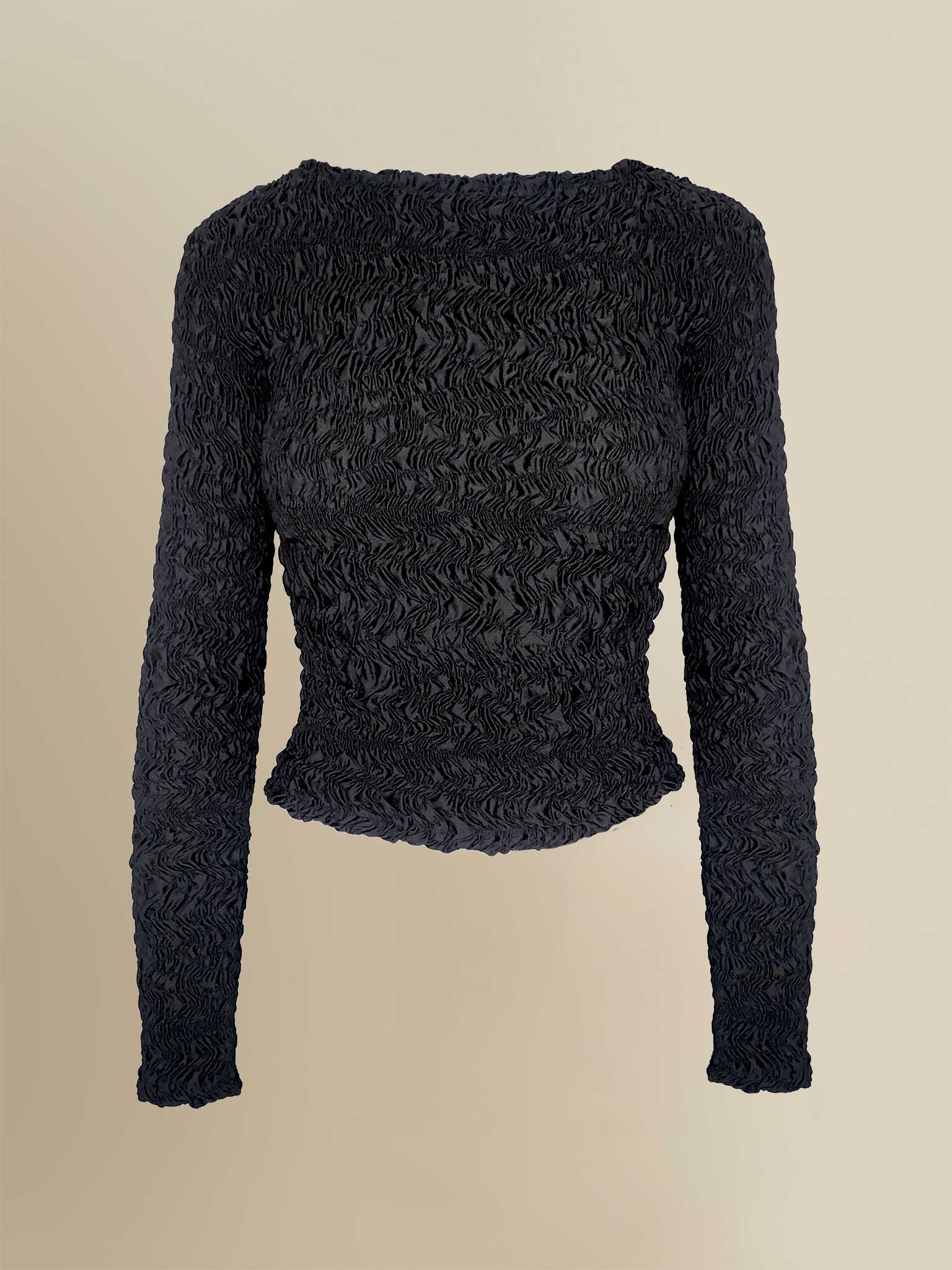 Long Sleeved Blair T-Shirt in Black