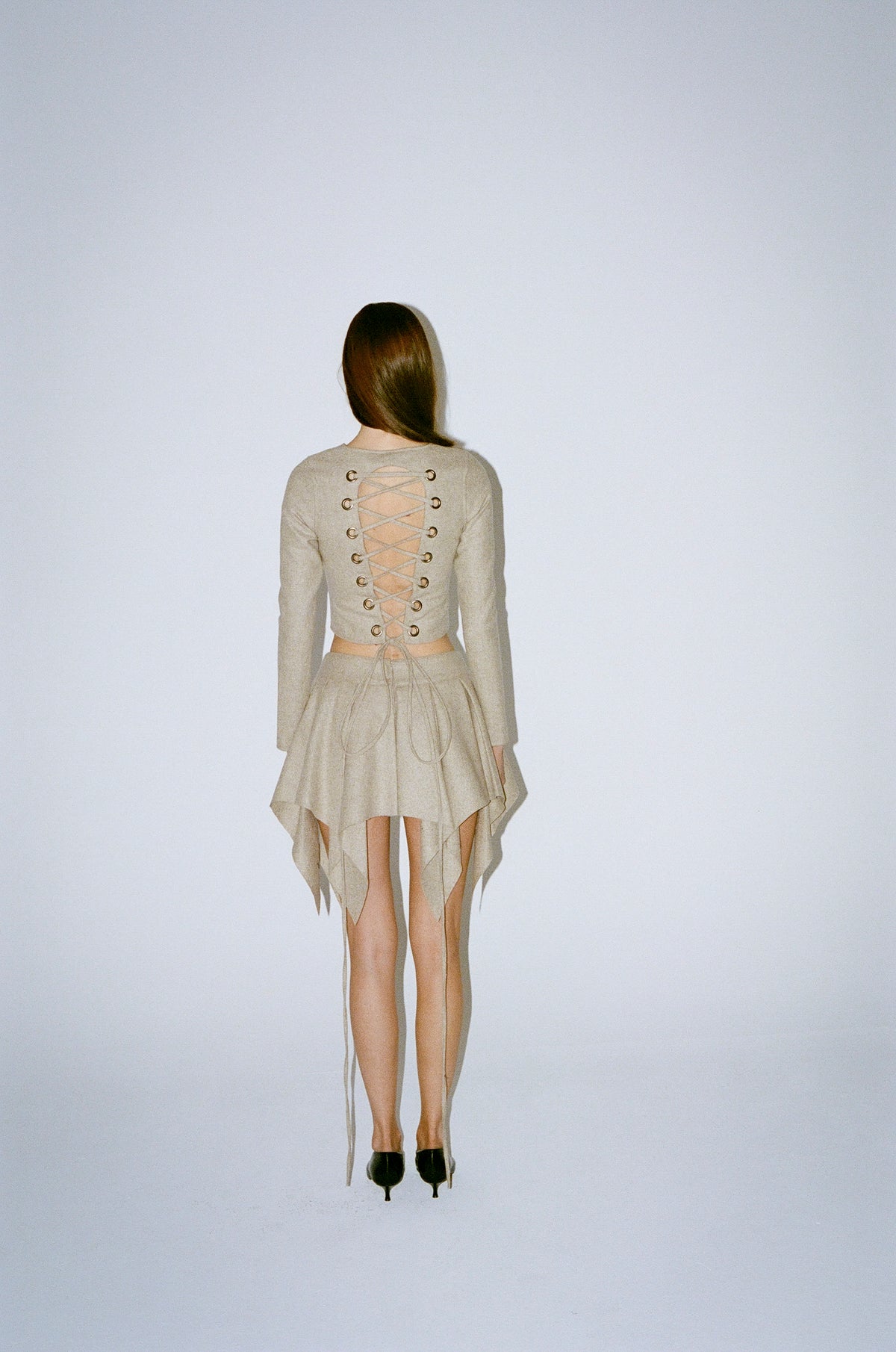 Web Jacket in Beige