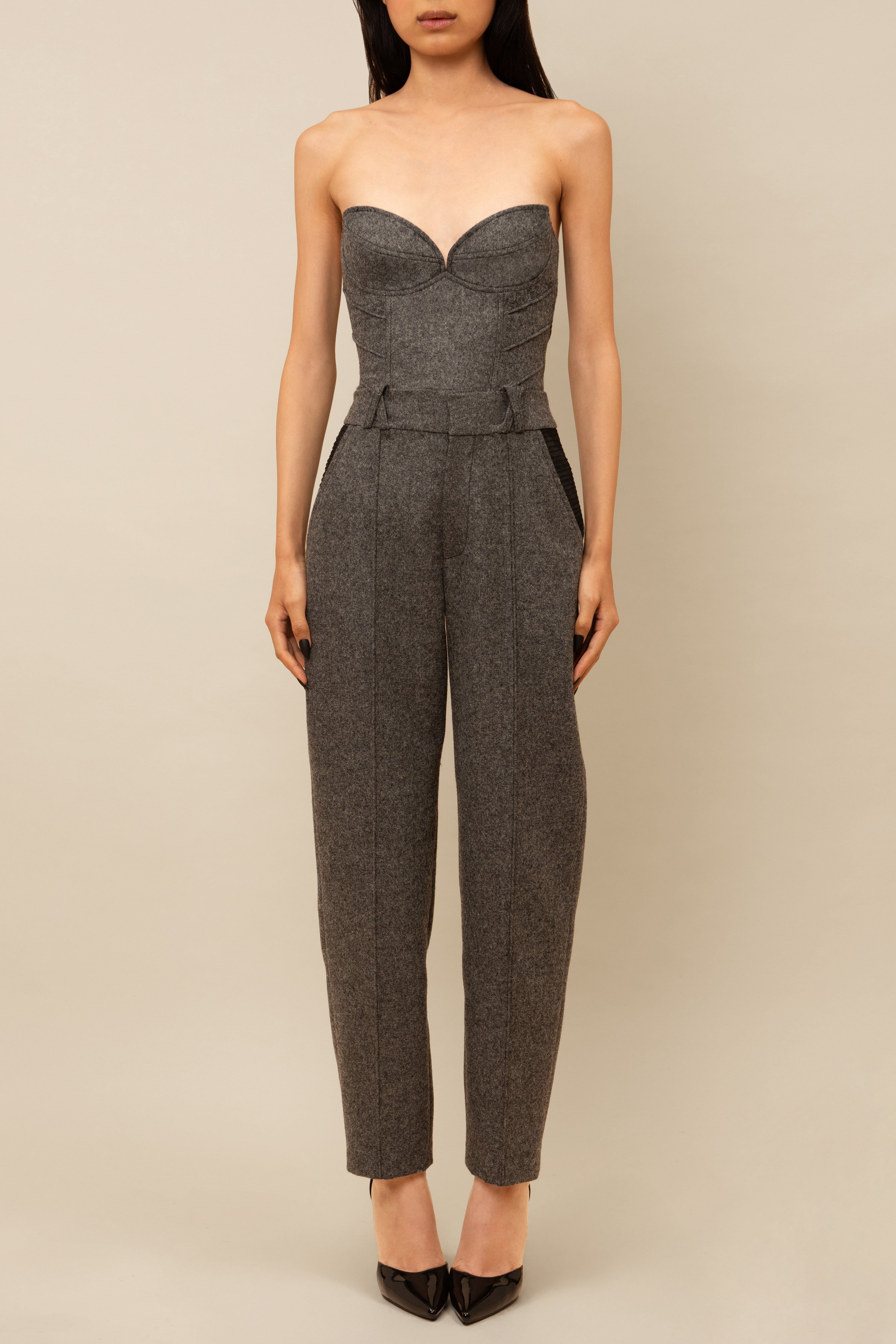 Aconitum Corset in Grey