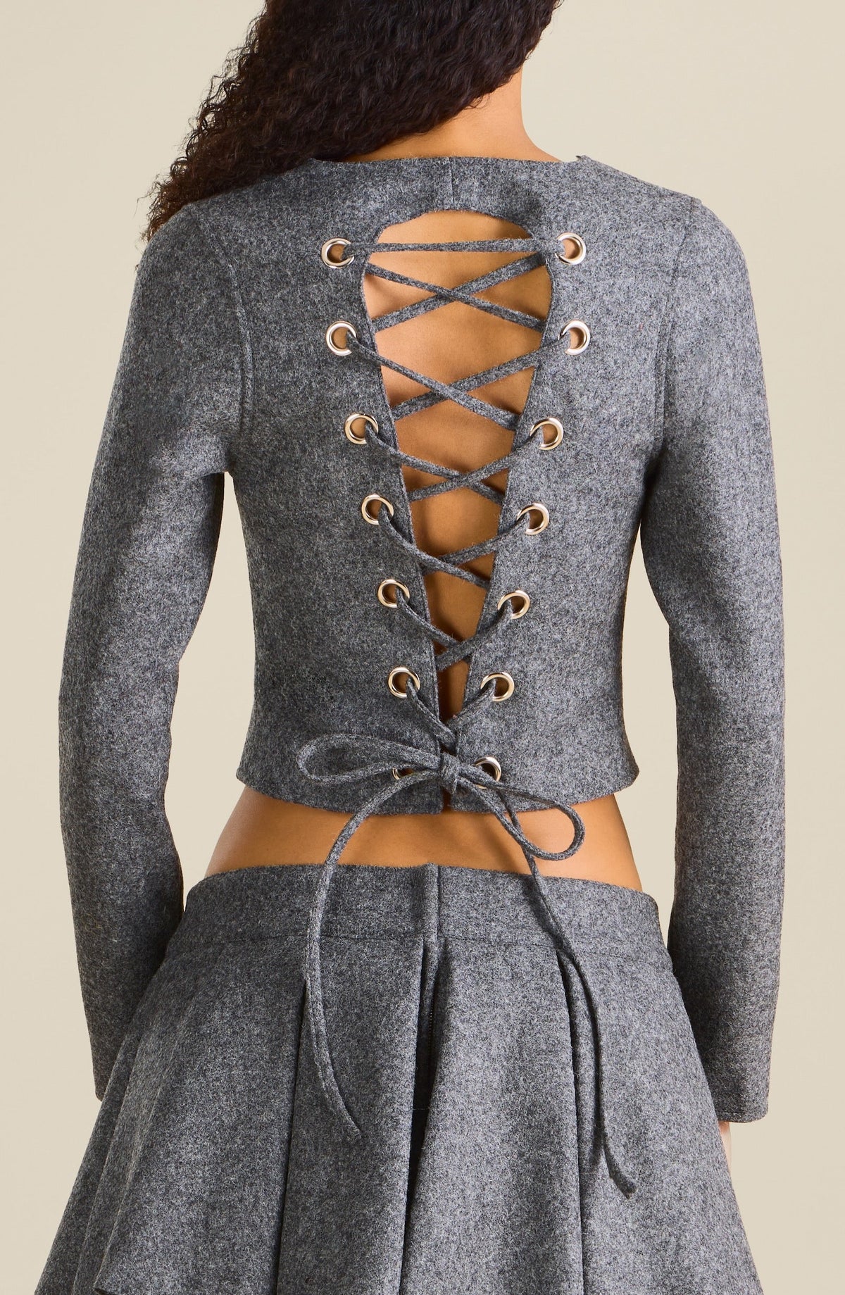 Web Jacket in Grey