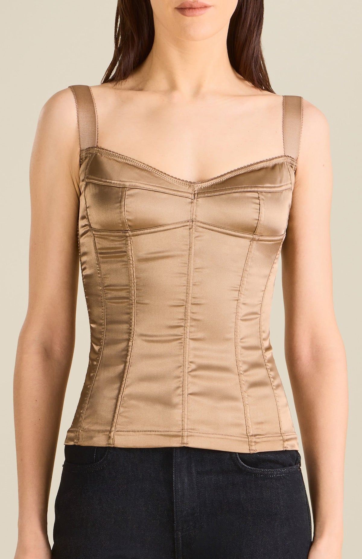 Cherub Top in Brown