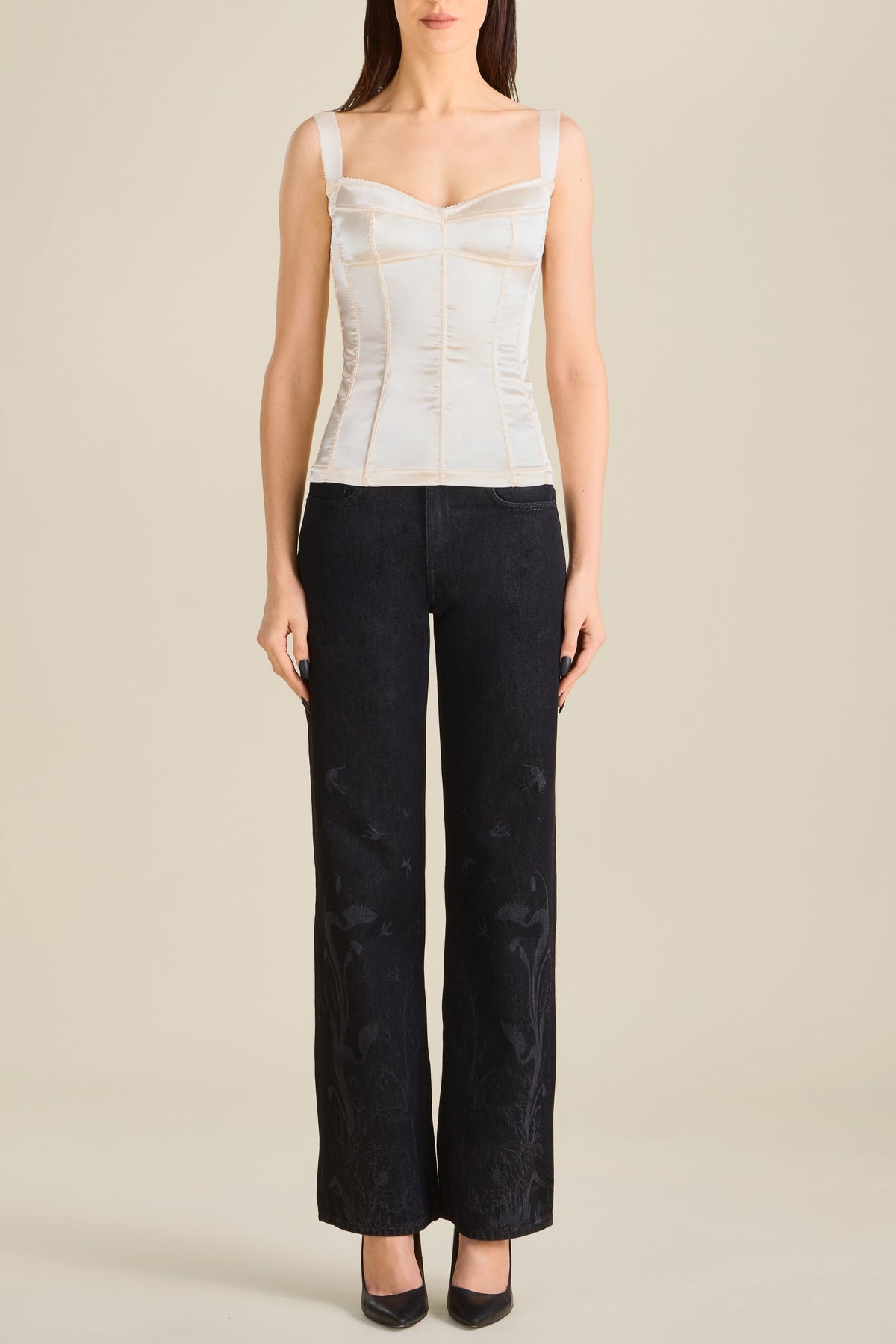 Cherub Top in Champagne