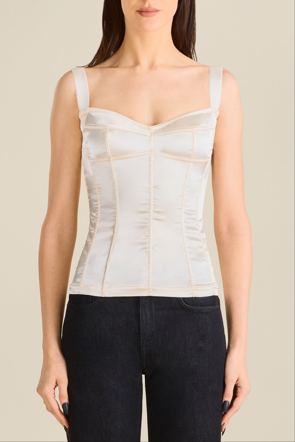 Cherub Top in Champagne