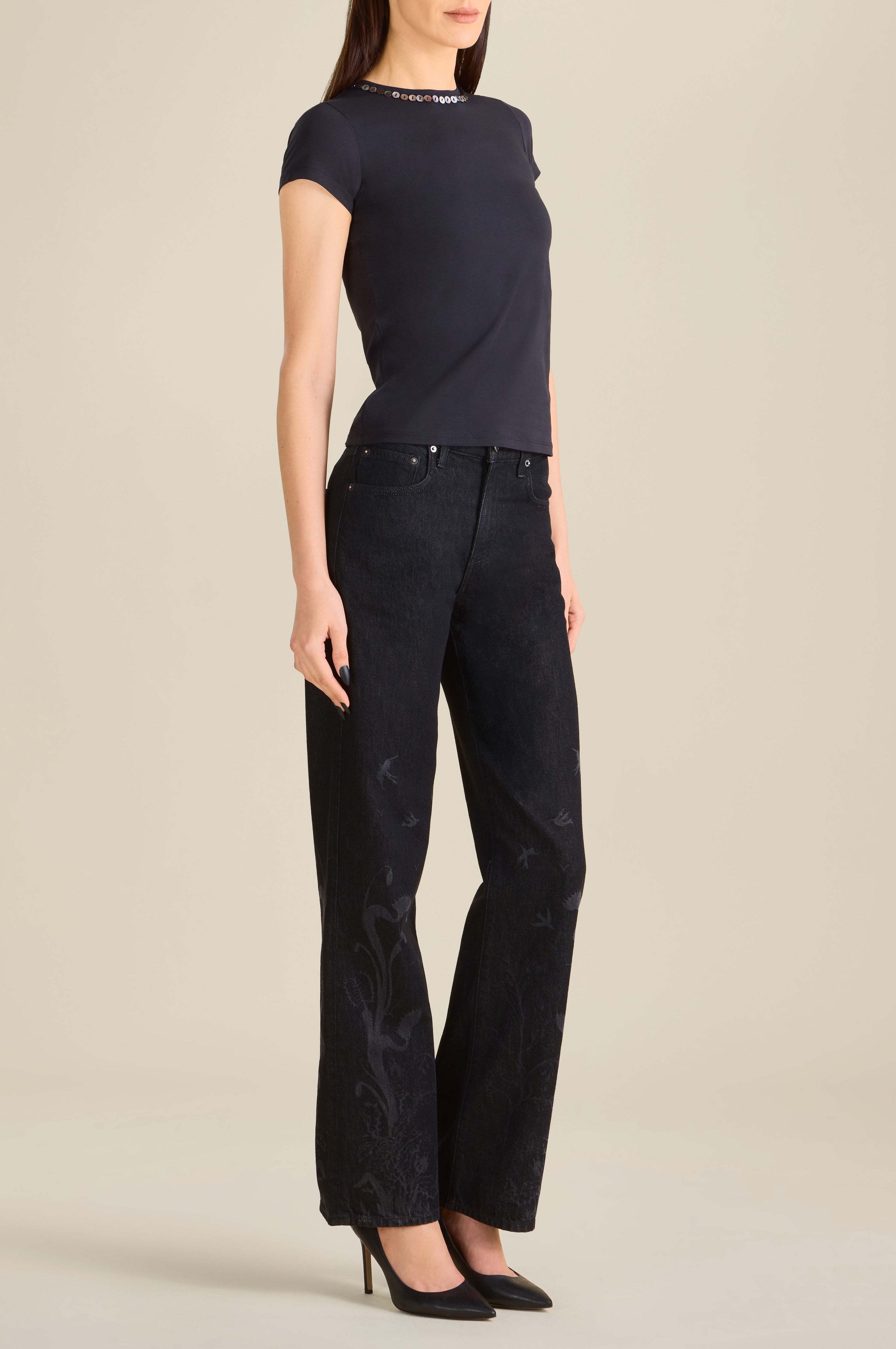 Contessa Tee in Black