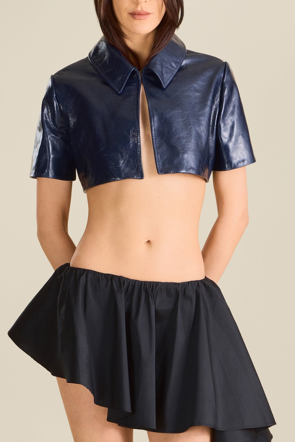 Circe Bolero in Navy