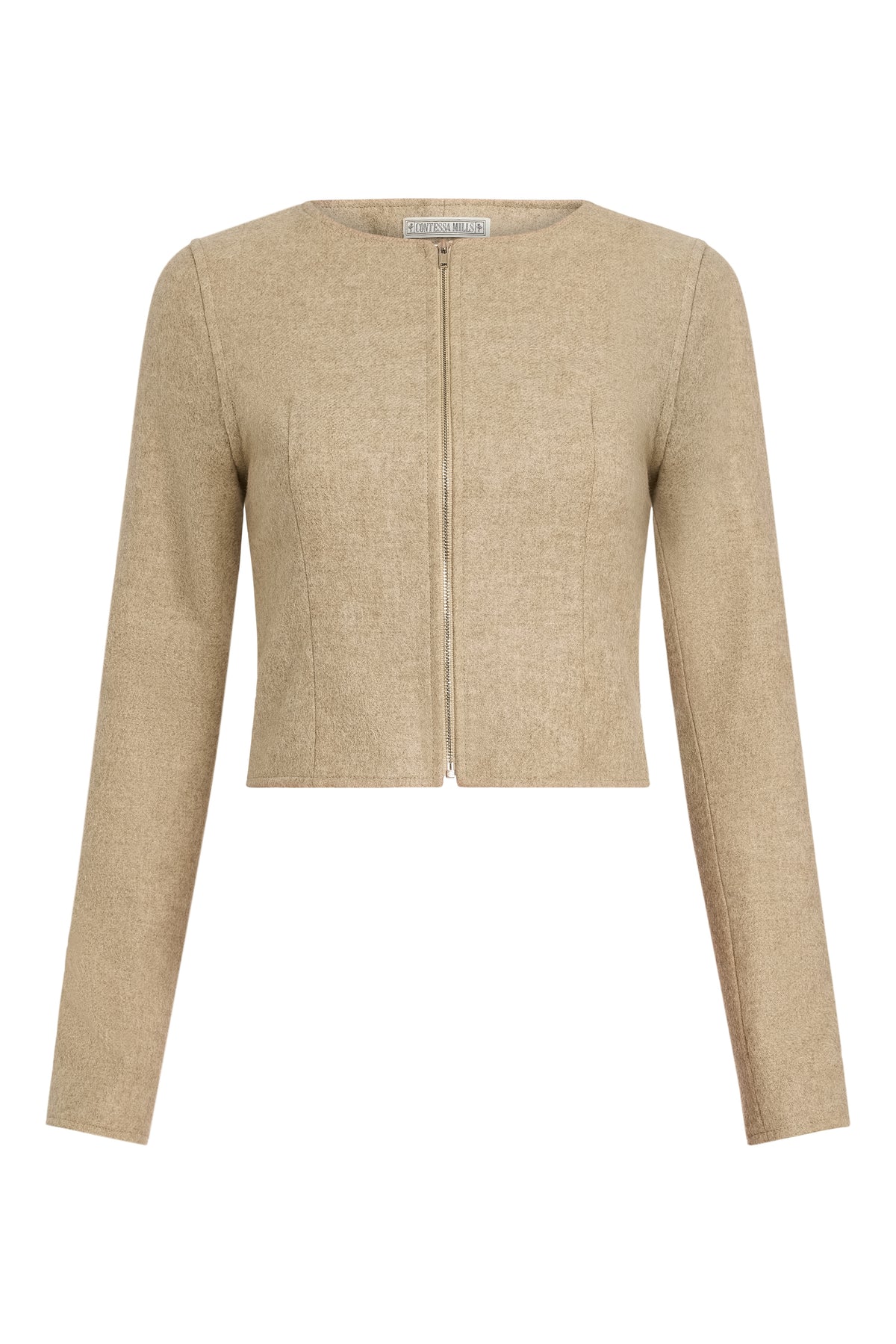 Web Jacket in Beige