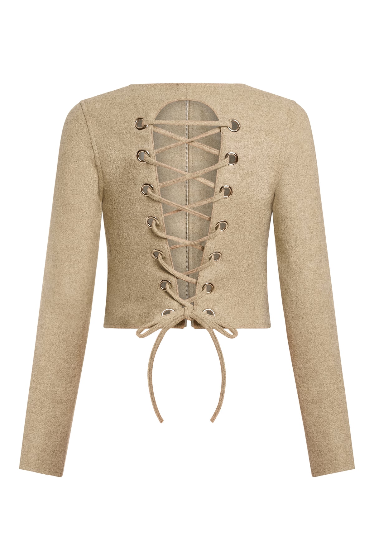 Web Jacket in Beige