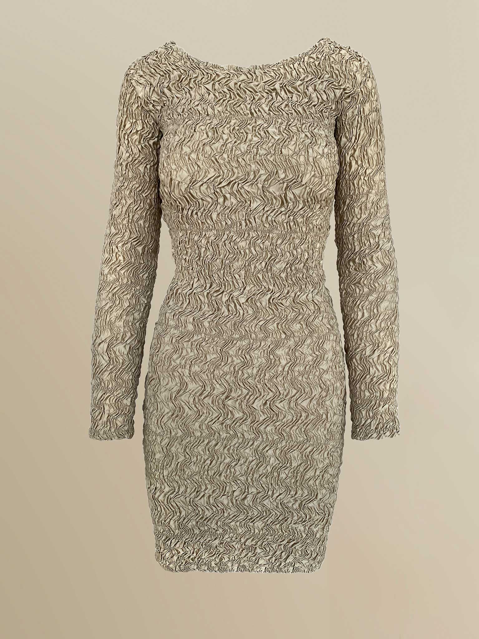 Blair Dress in Dark Champagne