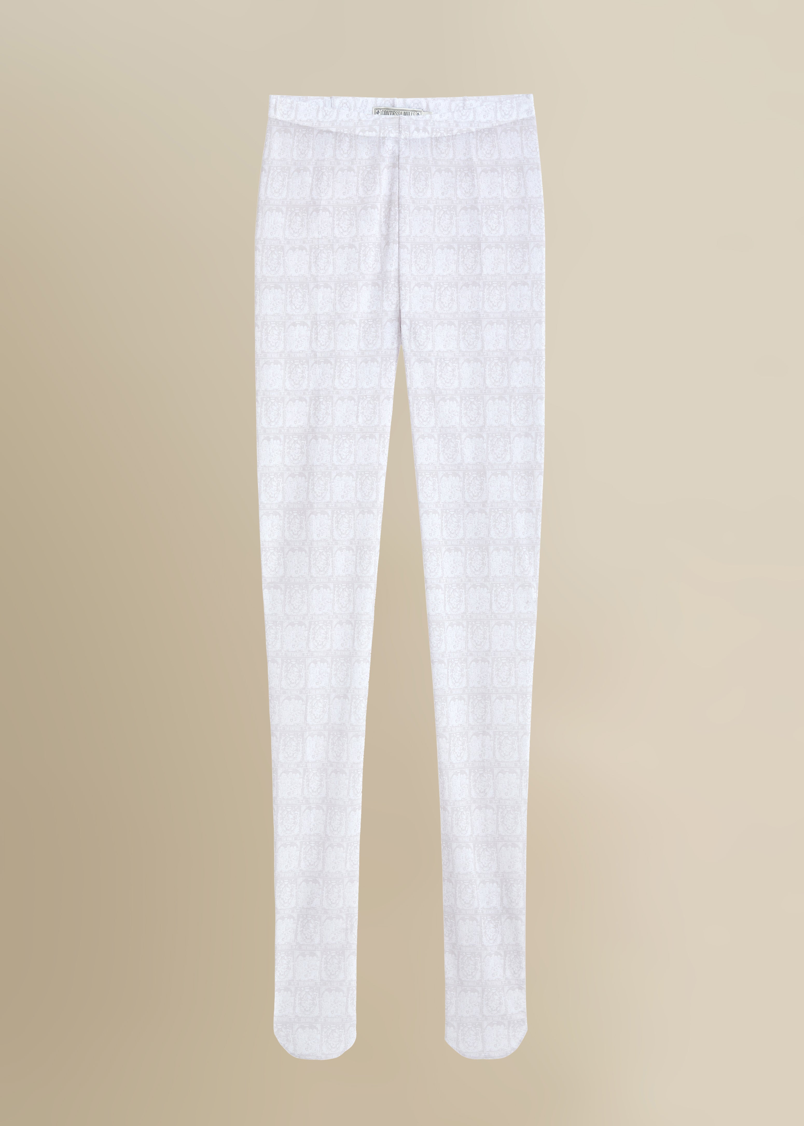 Tarot Tights in White