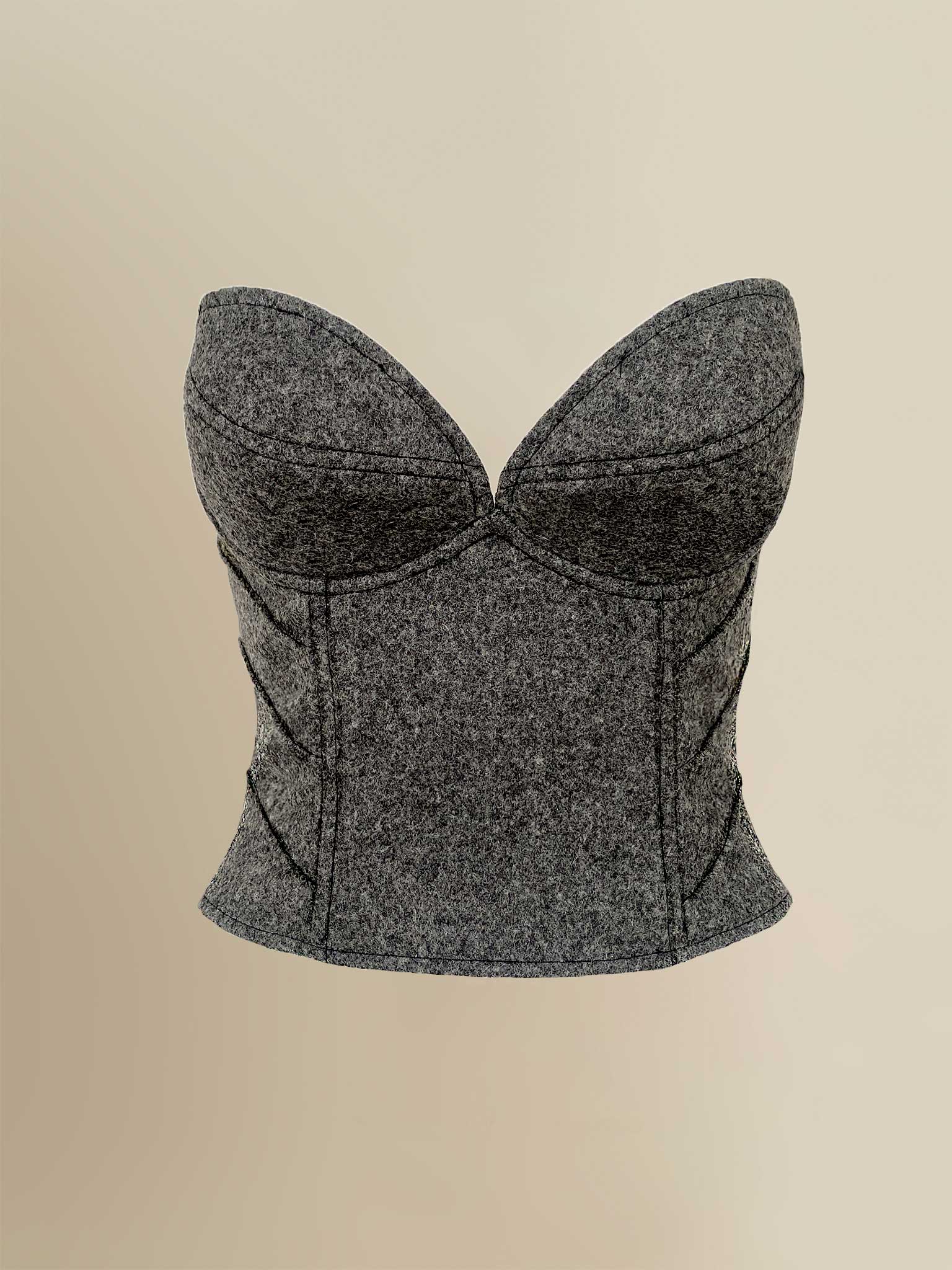 Aconitum Corset in Grey